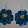 Oorbellen bloem - Blauw - Afbeelding 2